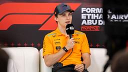 December 5, 2024, Abu Dhabi, United Arab Emirates: OSCAR PIASTRI (AUS) of McLaren 81 speaks at a press conference, PK, Pressekonferenz during media day of the 2024 Formula 1 Abu Dhabi Grand Prix at the Yas Marina Circuit