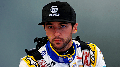 Feb 14, 2025; Daytona Beach, Florida, USA; NASCAR Cup Series driver Chase Elliott (9) during practice for the Daytona 500 at Daytona International Speedway. Mandatory Credit: Peter Casey-Imagn Images