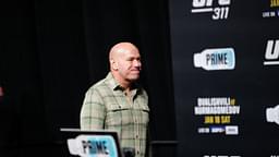 Dana White at the ceremonial weigh-ins at Intercontinental Downtown Los Angeles for UFC311 Makhachev vs Tsarukyan 2 : Official Weigh-ins on January 17, 2025 in Los Angeles, CA, United States. ( PxImages)