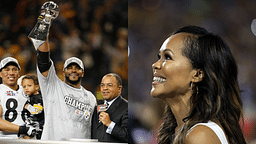 Jerome Bettis's (L) wife Trameka Boykin (R) and a teammate's casual words convinced him to unretire. Image Credits: USA TODAY Sports