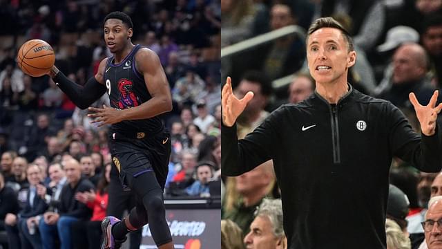 RJ Barrett(L) and Steve Nash(R)