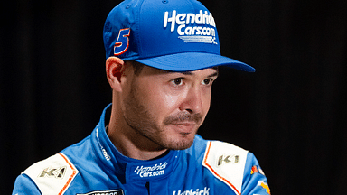 NASCAR Cup Series driver Kyle Larson during Daytona 500 media day at Daytona International Speedway.