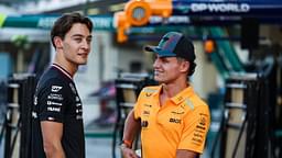 RUSSELL George (gbr), Mercedes AMG F1 Team W15, NORRIS Lando (gbr), McLaren F1 Team MCL38, portrait during the Formula 1 Qatar Airways Qatar Grand Prix 2024, 23th round of the 2024 Formula One World Championship, WM, Weltmeisterschaft from November 29 to December 1, 2024 on the Lusail International Circuit, in Lusail, Qatar