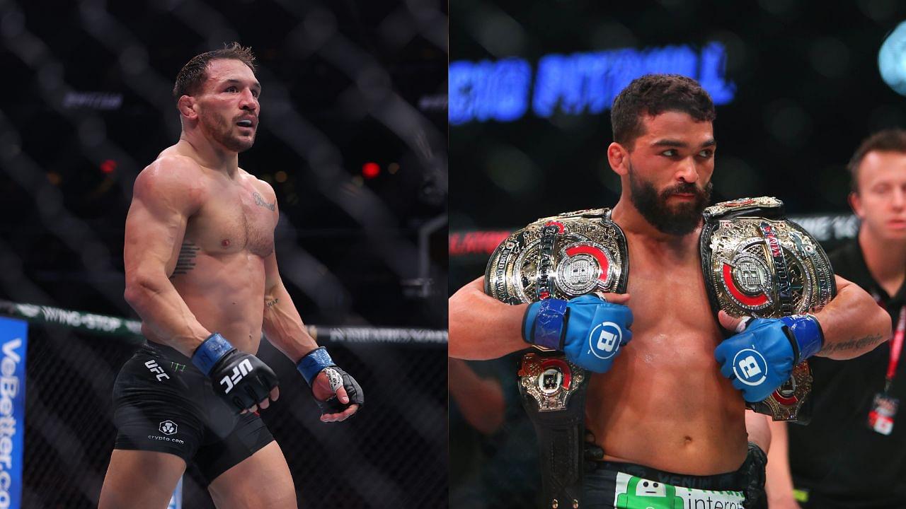 Michael Chandler (L), Patricio Pitbull (R)