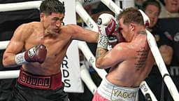 Boxeo 2022 Saul - Canelo- Alvarez (MEX) vs Dmitry Bivol (RUS Fight (L-R), Dmitry Bivol (RUS) and Saul -Canelo- Alvarez (MEX) during the Boxing match for the WBA World Light Heavyweight Championship, at T-Mobile Arena in Las Vegas, Nevada, on May 7, 2022.