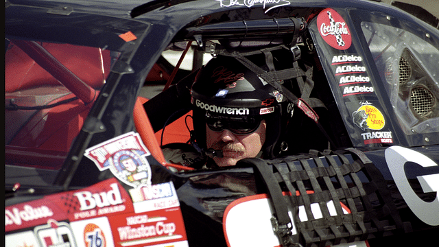 Nov 7, 1999; Avondale, AZ, USA; Dale Earnhardt Sr. of the Goodwrench Chevrolet car gets ready for the Checker Auto Parts/Dura Lube 500 at Phoenix International Raceway. Mandatory Credit: Rick Scuteri-US Presswire Copyright Rick Scuteri