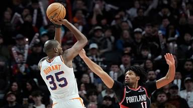 Kevin Durant NBA: Phoenix Suns at Portland Trail Blazers