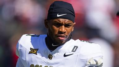 Colorado Buffalos safety Shilo Sanders (21) against the Arizona Wildcats at Arizona Stadium.