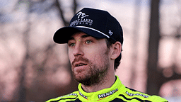 NASCAR Cup Series driver Ryan Blaney (12) during practice for the Clash at Bowman Gray at Bowman Gray Stadium.