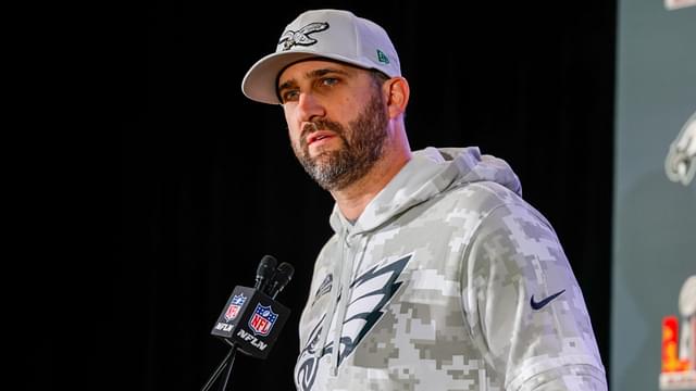 Feb 6, 2025; New Orleans, LA, USA; Philadelphia Eagles head coach Nick Sirianni during a press conference in advance of Super Bowl LIX at New Orleans Marriott.