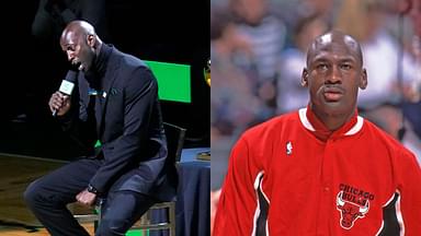 Kevin Garnett and Michael Jordan