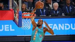 Shaqís OGs forward Kevin Durant (35) of the Sacramento Kings dunks against Candaceís Rising Stars during the 2025 NBA All Star Game at Chase Center.