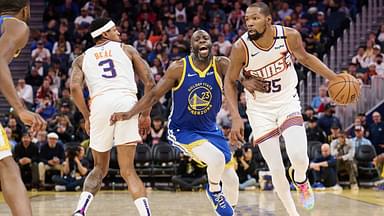 Kevin Durant and Draymond Green NBA: Phoenix Suns at Golden State Warriors