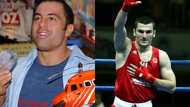 Joe Rogan (L), Artur Beterbiev (R)