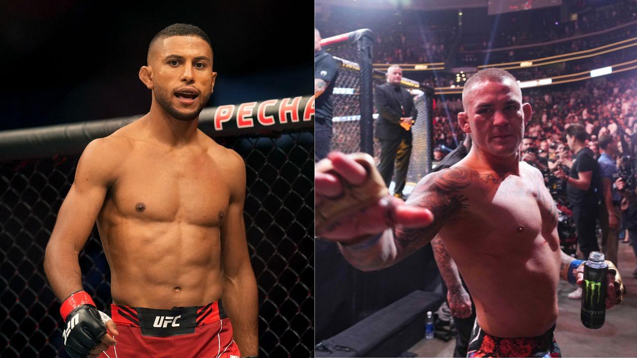 Youssef Zalal (L), Dustin Poirier (R)