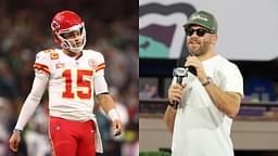 Patrick Mahomes and Julian Edelman