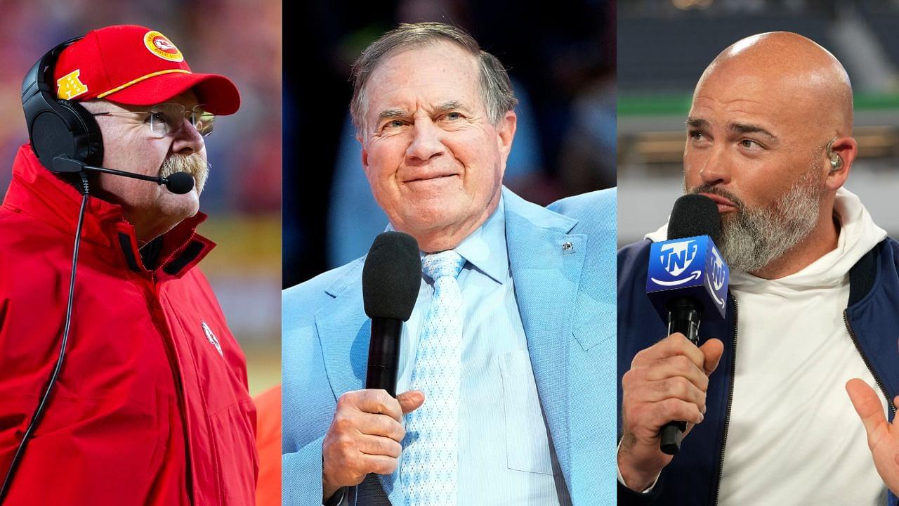 Andy Reid, Bill Belichick, and Andrew Whitworth