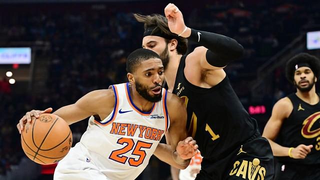 Mikal Bridges NBA: New York Knicks at Cleveland Cavaliers