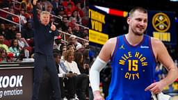 Steve Kerr(L) and Nikola Jokic(R)