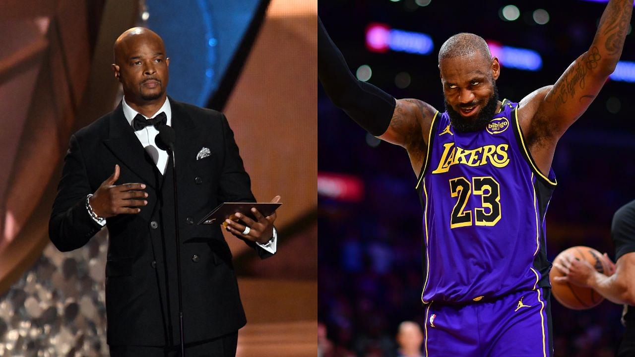 Damon Wayans(L) and LeBron James(R)