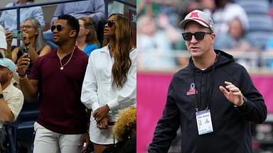 Russell Wilson, Ciara and Peyton Manning