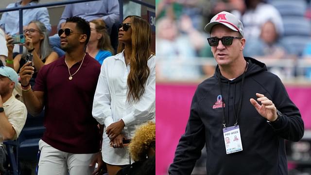 Russell Wilson, Ciara and Peyton Manning