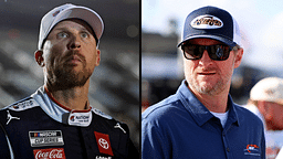 Denny Hamlin (L) and Dale Earnhardt Jr. (R)