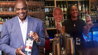 Charles Barkley with his vodka