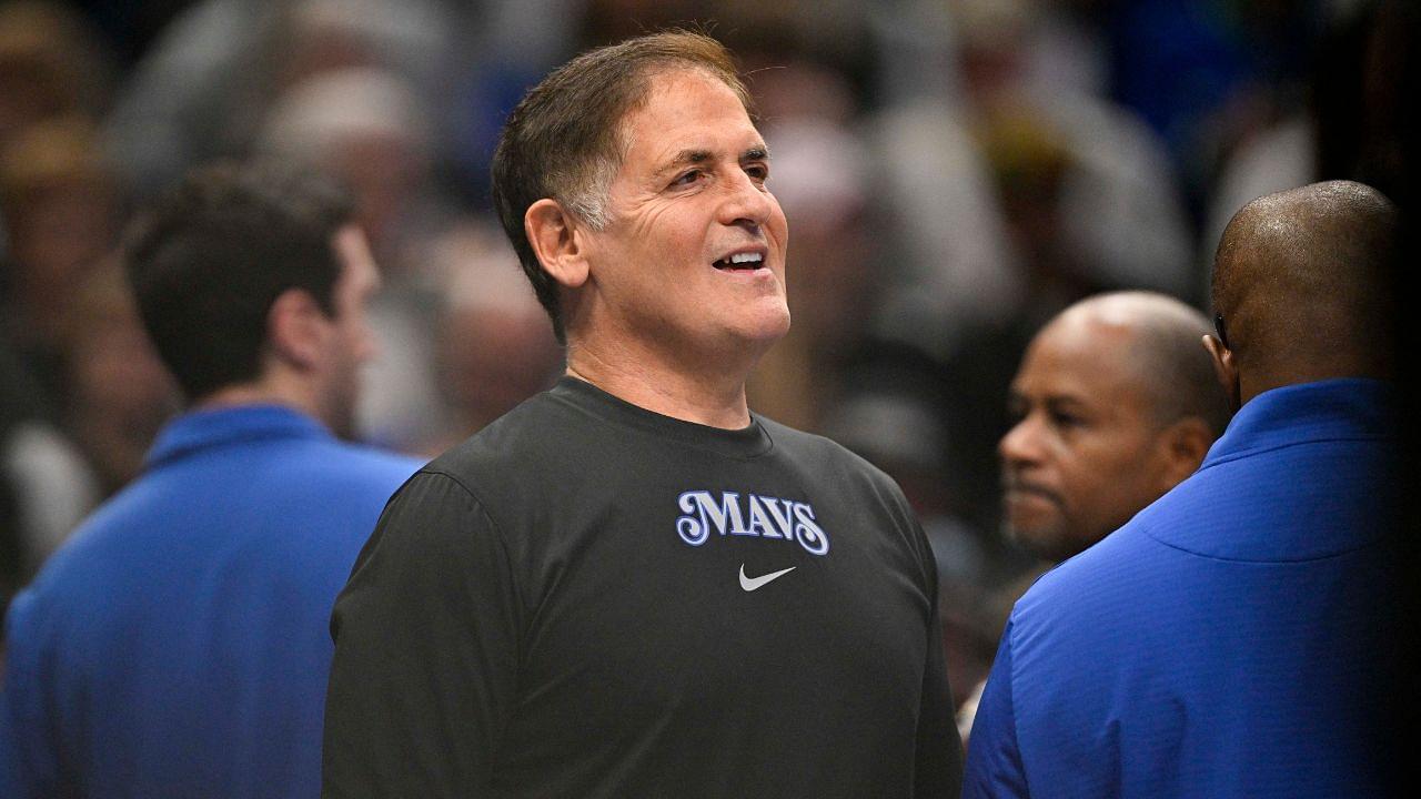 Mark Cuban NBA: Denver Nuggets at Dallas Mavericks