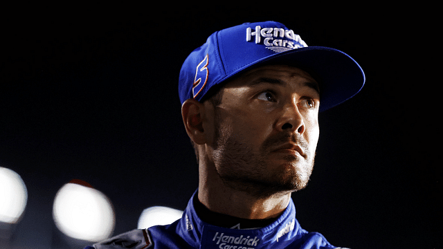 NASCAR Cup Series driver Kyle Larson (5) during qualifying for the Daytona 500 at Daytona International Speedway.