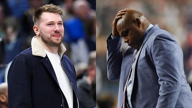 Luka Doncic(L) and Charles Barkley(R)