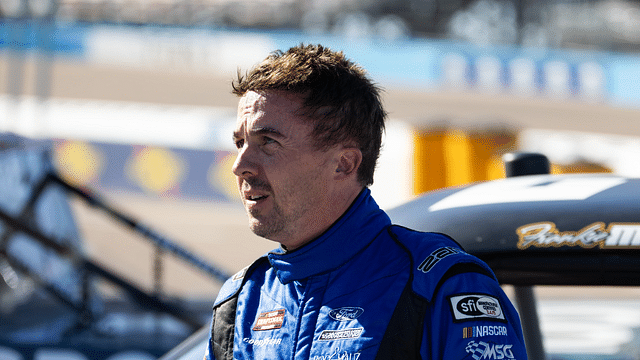 NASCAR Truck Series driver Frankie Muniz (27) during the NASCAR Truck Series championship race at Phoenix Raceway.