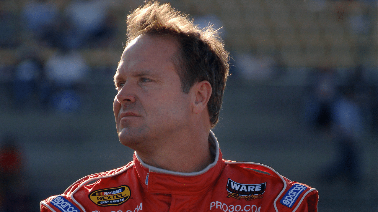 May 19, 2006; Charlotte, NC, USA; Nascar Nextel Cup driver Mike Wallace during qualifying for the Nextel All Star Challenge at Lowes Motor Speedway. Mandatory Credit: Mark J. Rebilas-Imagn Images Copyright © 2006 Mark J. Rebilas