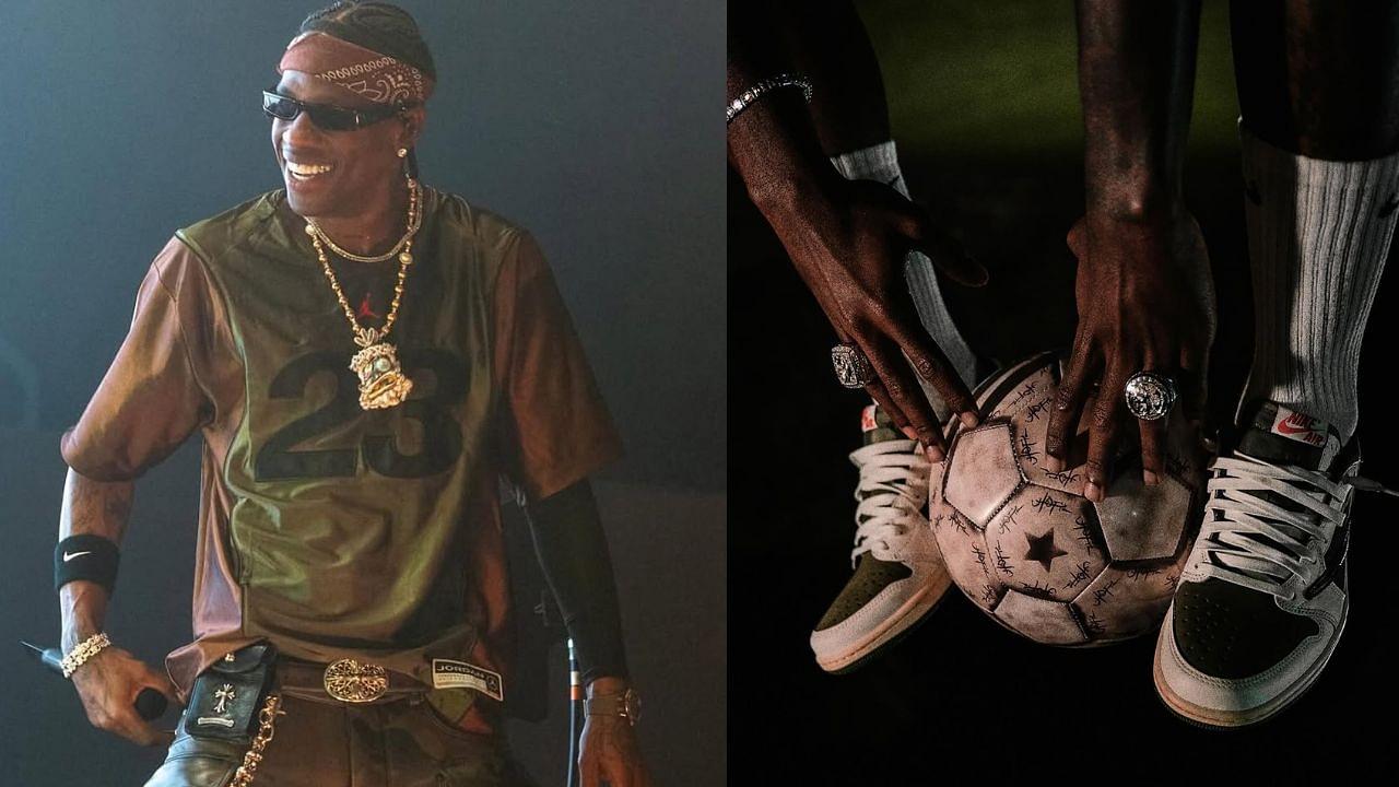 Travis Scott and his signature shoes