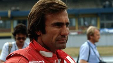 Carlos Reutemann (Argentina Williams) in portrait Motorsport Grand Prix Men's Formula 1 World Championship 1981, German Grand Prix