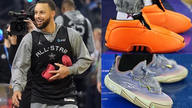 Stephen Curry and Fellow All-Stars show up in flashy kicks