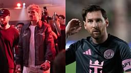 Logan Paul (L), Lionel Messi (R)