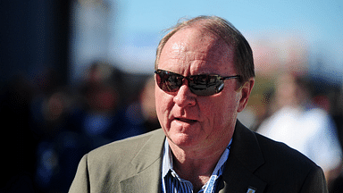 NASCAR Sprint Cup Series television personality Larry McReynolds during the Shelby American at Las Vegas Motor Speedway.