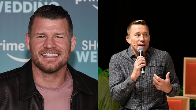 Michael Bisping (L), Georges St. Pierre (R)