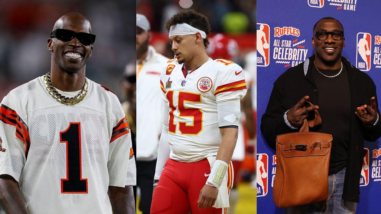 Chad Johnson, Patrick Mahomes and Shannon Sharpe