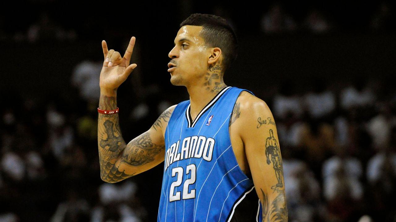 Orlando Magic forward Matt Barnes (22) against the Charlotte Bobcats during the second half in game four of the first round of the 2010 NBA playoffs at Time Warner Cable Arena. The Magic win 99 to 90