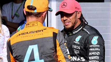 HAMILTON Lewis F1 Team Mercedes Qualifikation mit NORRIS Lando F1 GP von Ungarn 2023 am 22.07.2023 in Budapest