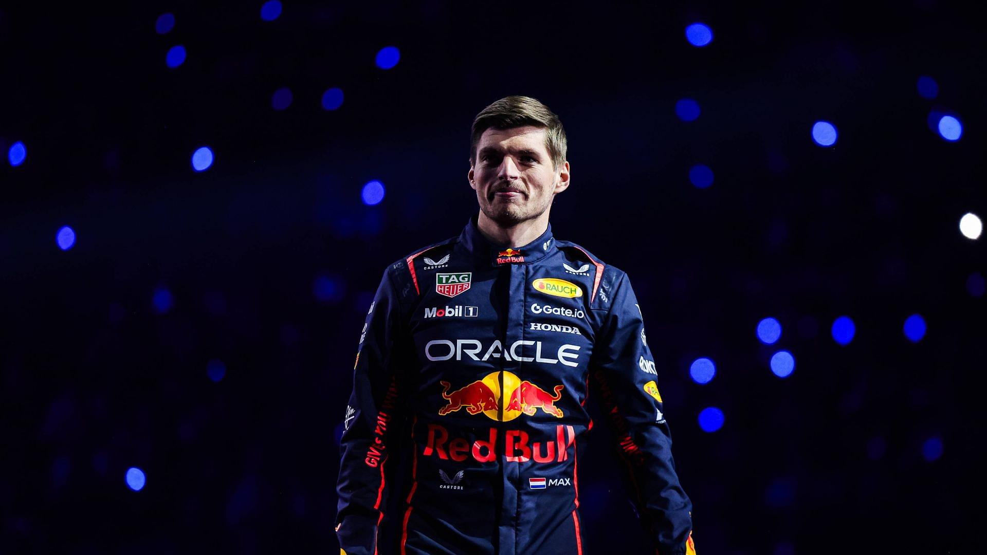 VERSTAPPEN Max (ned), Red Bull Racing RB21, portrait during the F1 75 Live at The O2, F1 2025 season Launch event, on February 18, 2025 in London