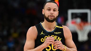 Golden State Warriors guard Stephen Curry (30) looks on in the first quarter against the Milwaukee Bucks at Fiserv Forum.