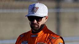 NASCAR Cup Series driver Ricky Stenhouse Jr. (47) walks the track before practice for the Clash at Bowman Gray at Bowman Gray Stadium.