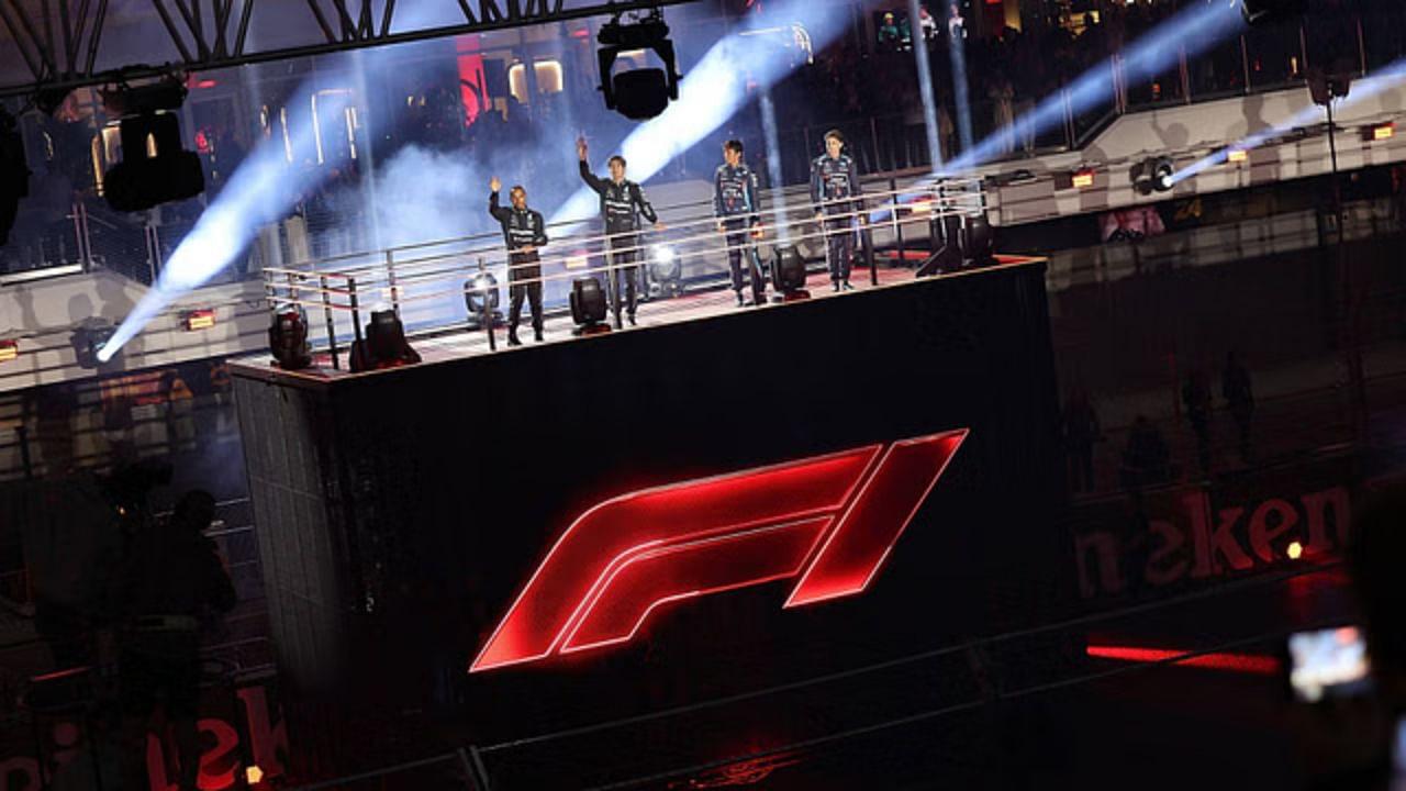 15 11 2023, Las Vegas Street Circuit, Las Vegas, FORMULA 1 HEINEKEN SILVER LAS VEGAS GRAND PRIX 2023 ,in the picture opening ceremony with the presentation of the drivers