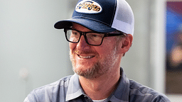 NASCAR Cup Series team owner Dale Earnhardt Jr during practice for the Daytona 500 at Daytona International Speedway.