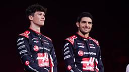 Haas F1 Team VF-25 livery reveal with BEARMAN Ollie Oliver (gbr), Haas F1 Team VF-25 Ferrari, and OCON Esteban (fra), Haas F1 Team VF-25 Ferrari, portrait, during the F1 75 Live