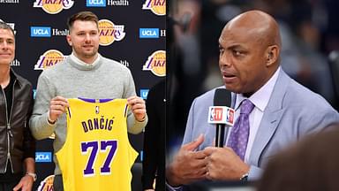 Luka Doncic (L) and Charles Barkley (R)