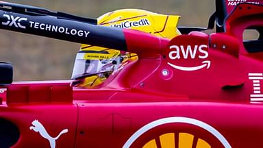 LEWIS HAMILTON FIRST FERRARI SESSION Sir Lewis Hamilton of Scuderia Ferrari Formula 1 team drives on track during the Ferrari F1 Testing of Previous Cars session at Fiorano Circuit on January 22, 2025 in Fiorano Modenese, Italy.